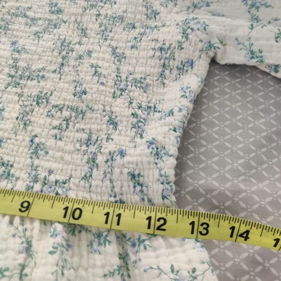 Ivy City Co Pale Blue Floral Maxi Dress with Puff Sleeves - Picture 8 of 9